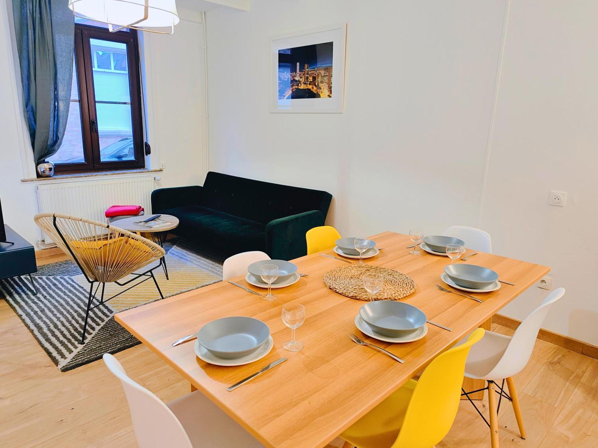 Ferienhaus Maison Familiale Avec Terrasse Pour 7 Personnes Lambersart